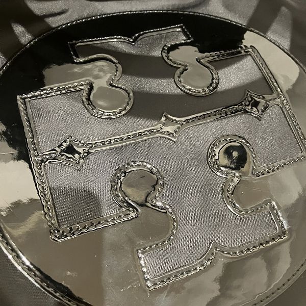 Tory Burch Tory Burch Tory Burch Ella Nylon Patent Leather 2way Bag Enamel Tote Bag Size ONE SIZE - 9 Thumbnail