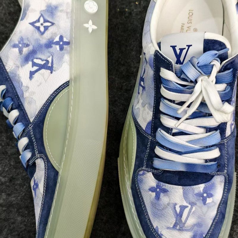 Louis Vuitton Louis Vuitton Ollie Leather Colorblock Sneaker 0089 Size US 9.5 / EU 42-43 - 10 Thumbnail