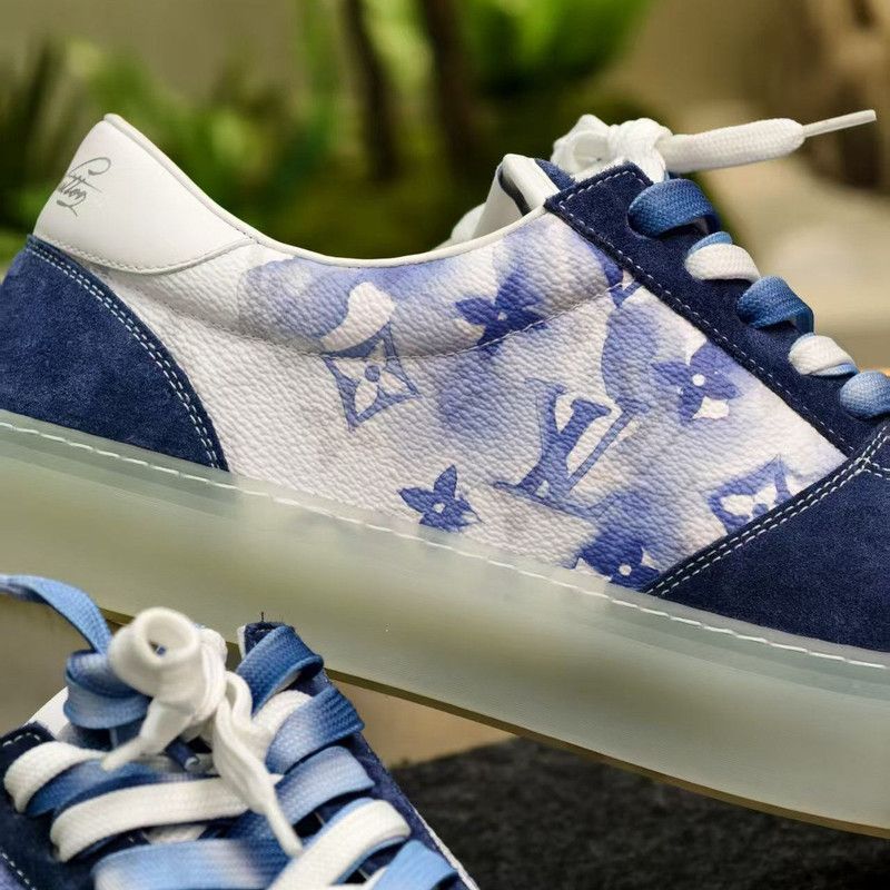 Louis Vuitton Louis Vuitton Ollie Leather Colorblock Sneaker 0089 Size US 9.5 / EU 42-43 - 14 Thumbnail