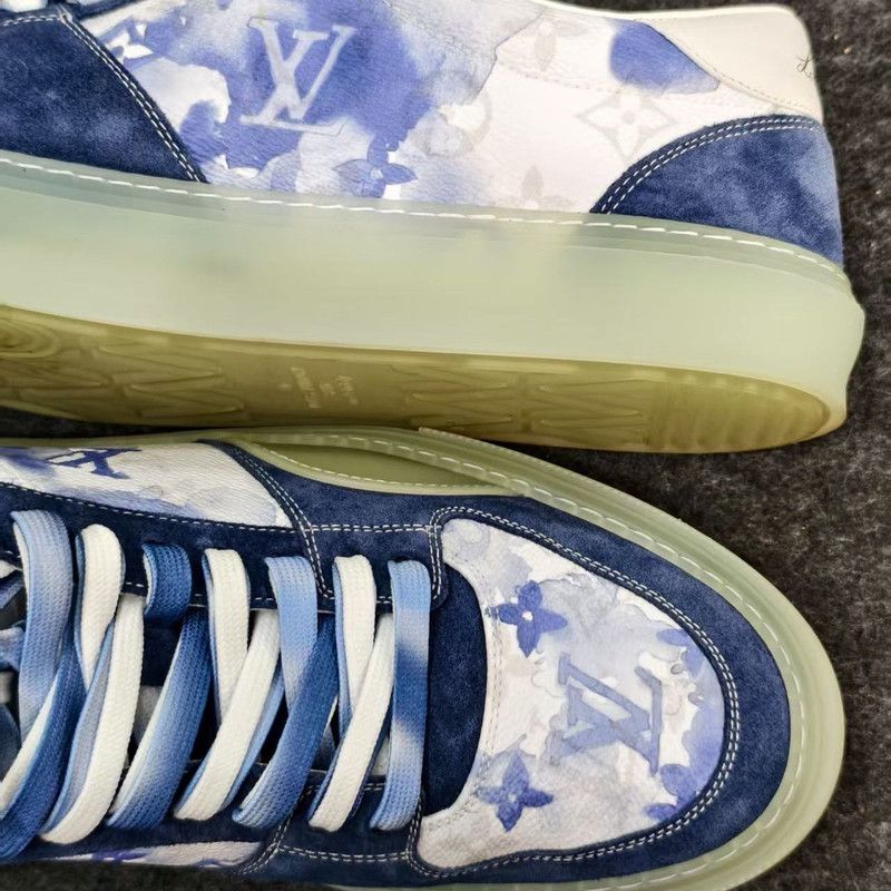 Louis Vuitton Louis Vuitton Ollie Leather Colorblock Sneaker 0089 Size US 9.5 / EU 42-43 - 16 Thumbnail