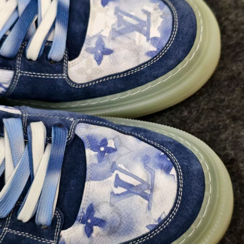 Louis Vuitton Louis Vuitton Ollie Leather Colorblock Sneaker 0089 Size US 9.5 / EU 42-43 - 15 Thumbnail