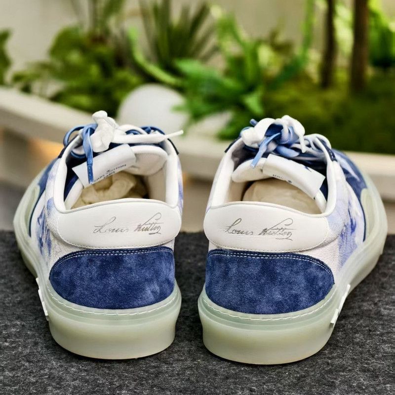 Louis Vuitton Louis Vuitton Ollie Leather Colorblock Sneaker 0089 Size US 9.5 / EU 42-43 - 3 Thumbnail