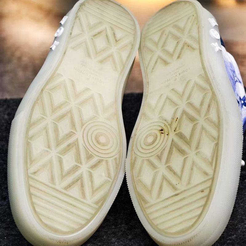 Louis Vuitton Louis Vuitton Ollie Leather Colorblock Sneaker 0089 Size US 9.5 / EU 42-43 - 4 Thumbnail