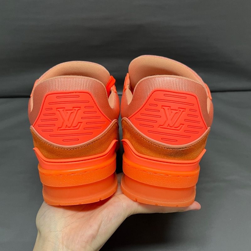 Louis Vuitton Virgil x LOUIS VUITTON Trainer Sneakers in Orange 0089 Size US 7 / EU 40 - 6 Thumbnail