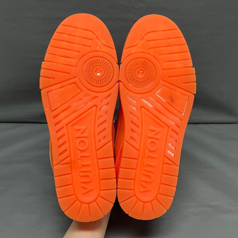 Louis Vuitton Virgil x LOUIS VUITTON Trainer Sneakers in Orange 0089 Size US 7 / EU 40 - 7 Thumbnail