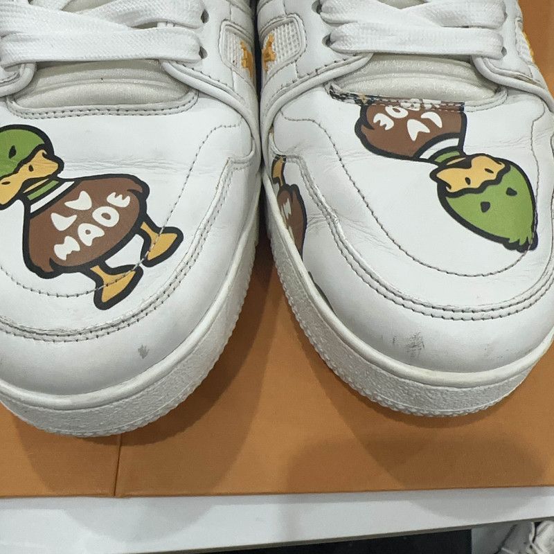 Louis Vuitton Nigo x Louis Vuitton Stylish Low-top Trainer 0089 Size US 8 / EU 41 - 7 Thumbnail
