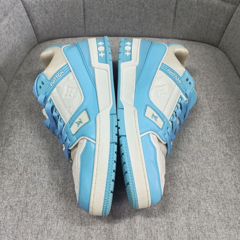 Louis Vuitton Louis Vuitton Trainer Leather Low-Top Sneakers 0089 Size US 8 / EU 41 - 9 Thumbnail