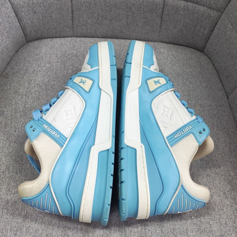 Louis Vuitton Louis Vuitton Trainer Leather Low-Top Sneakers 0089 Size US 8 / EU 41 - 8 Thumbnail