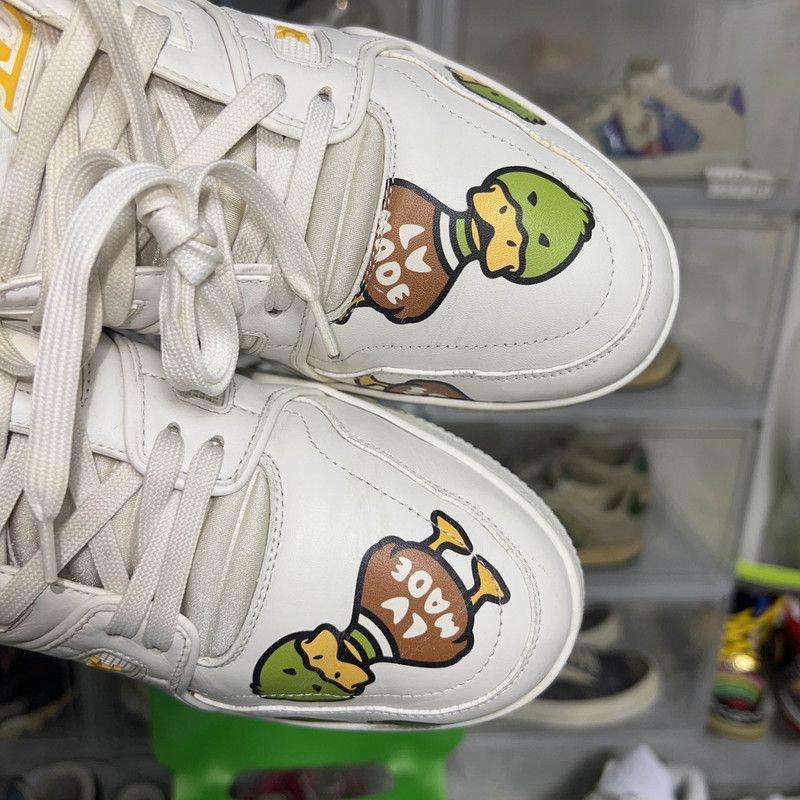 Louis Vuitton Nigo x Louis Vuitton Trendy White Trainer 0089 Size US 9.5 / EU 42-43 - 7 Thumbnail