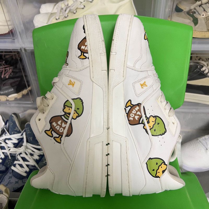 Louis Vuitton Nigo x Louis Vuitton Trendy White Trainer 0089 Size US 9.5 / EU 42-43 - 8 Thumbnail