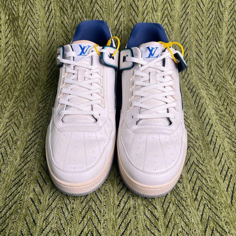 Louis Vuitton Louis Vuitton Low Top Fashion Sneakers in White 0089 Size US 10.5 / EU 43-44 - 2 Thumbnail
