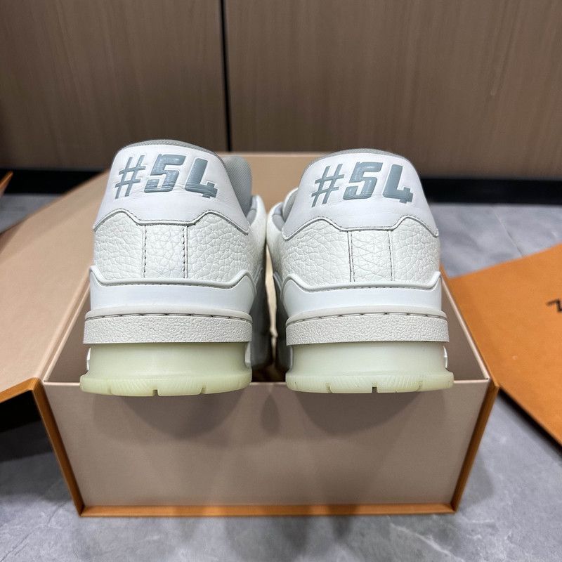 Louis Vuitton Louis Vuitton White Cement Trainer Sneakers 0089 Size US 8 / EU 41 - 9 Thumbnail