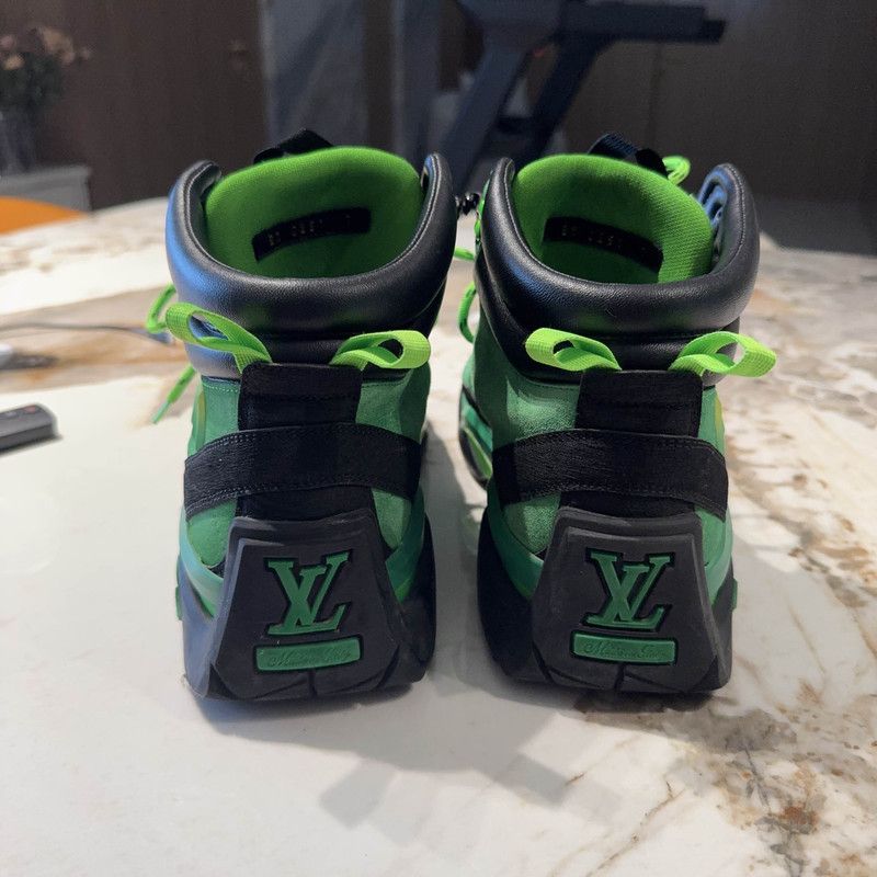 Louis Vuitton Louis Vuitton Millennium Green Ankle Boots for Men 0089 Size US 8 / EU 41 - 3 Thumbnail
