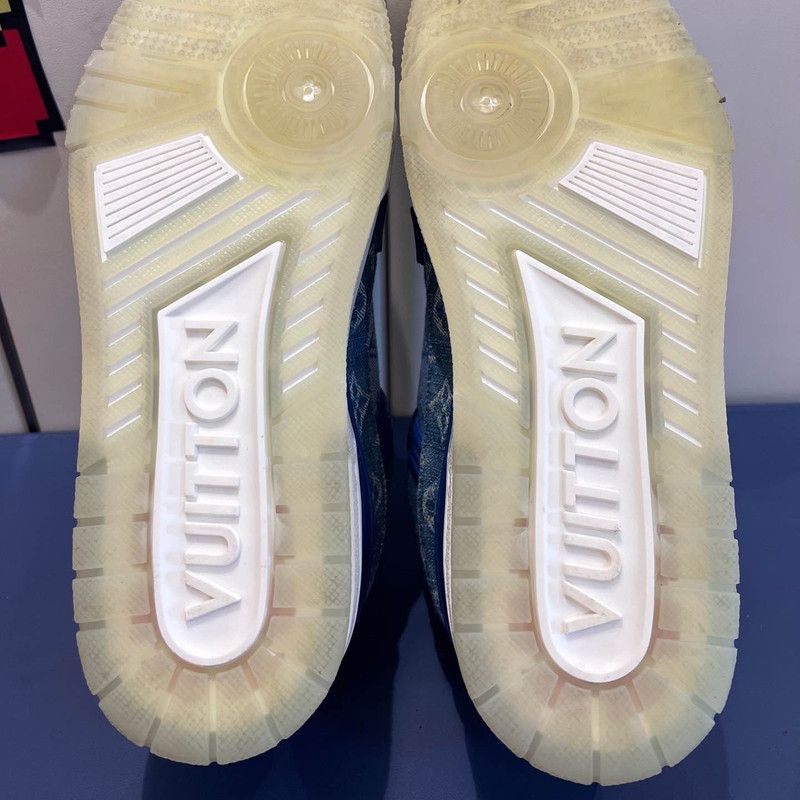 Louis Vuitton Louis Vuitton Trainer Series Blue Sneakers 0089 Size US 8 / EU 41 - 4 Thumbnail