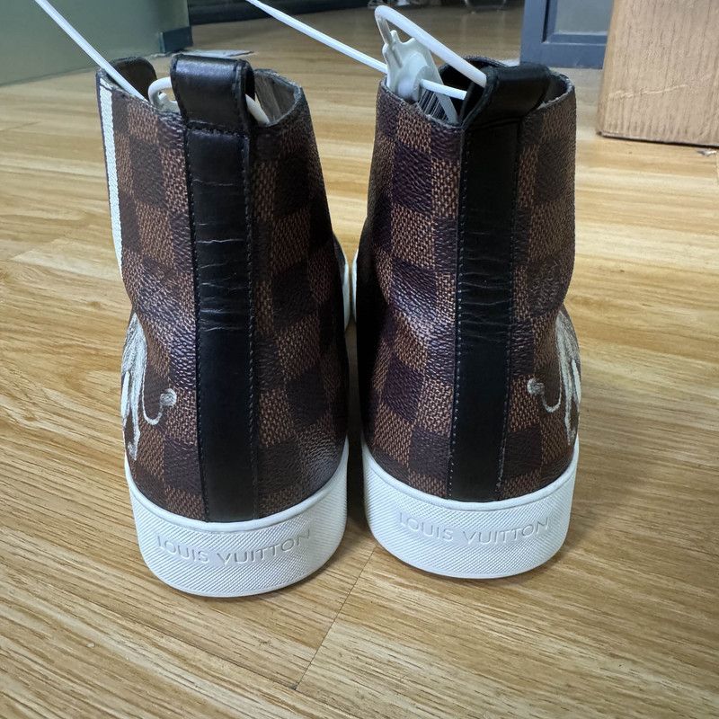 Louis Vuitton Louis Vuitton Brown and Black Sneakers 0089 Size US 9 / EU 42 - 3 Thumbnail