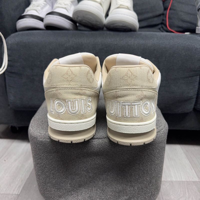 Louis Vuitton Louis Vuitton Low-Top Trainer - Khaki Colorway 0089 Size US 9.5 / EU 42-43 - 3 Thumbnail