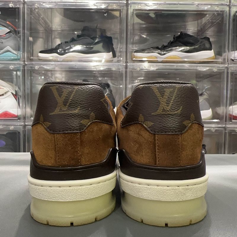 Louis Vuitton Louis Vuitton Brown Trainer Sneakers for Men 0089 Size US 8.5 / EU 41-42 - 3 Thumbnail
