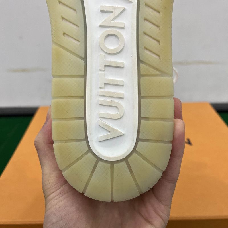 Louis Vuitton White Cement Low-Top Trainers 0089