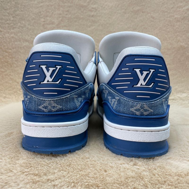 Louis Vuitton Louis Vuitton Denim Low-Top Fashion Sneakers 0089 Size US 8 / EU 41 - 3 Thumbnail