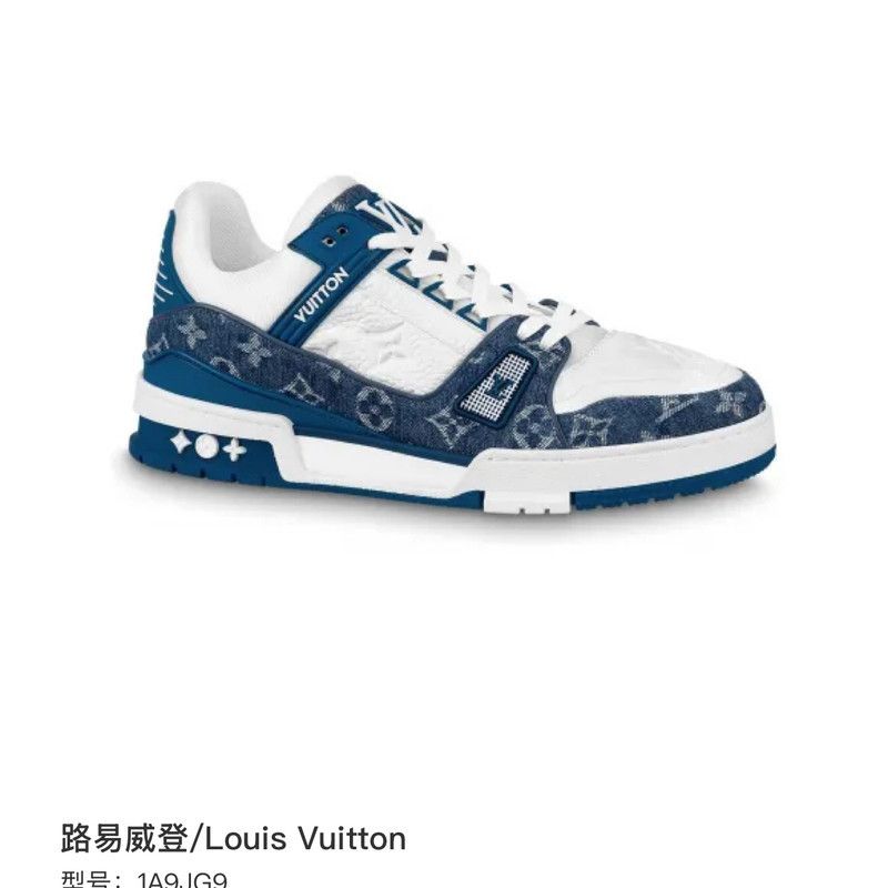 Louis Vuitton Louis Vuitton Denim Low-Top Fashion Sneakers 0089 Size US 8 / EU 41 - 6 Thumbnail
