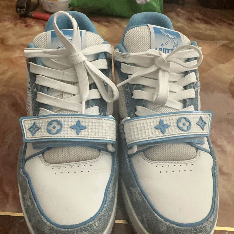 Louis Vuitton Louis Vuitton Stylish Low-Top Trainer Sneakers 0089 Size US 8.5 / EU 41-42 - 2 Thumbnail