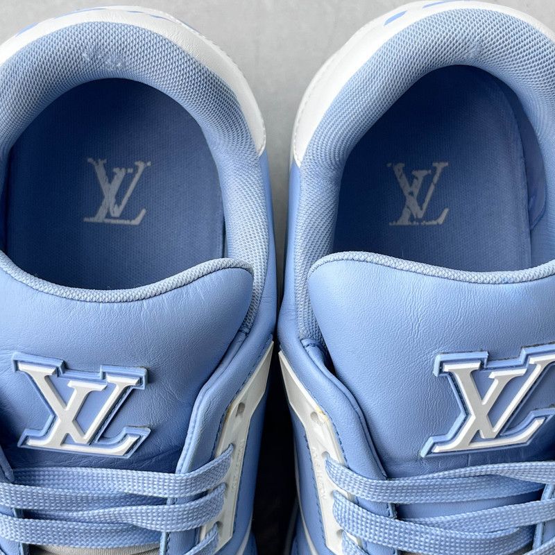 Louis Vuitton Louis Vuitton Blue Trainer Fashion Sneakers for Men 0089 Size US 8.5 / EU 41-42 - 12 Thumbnail