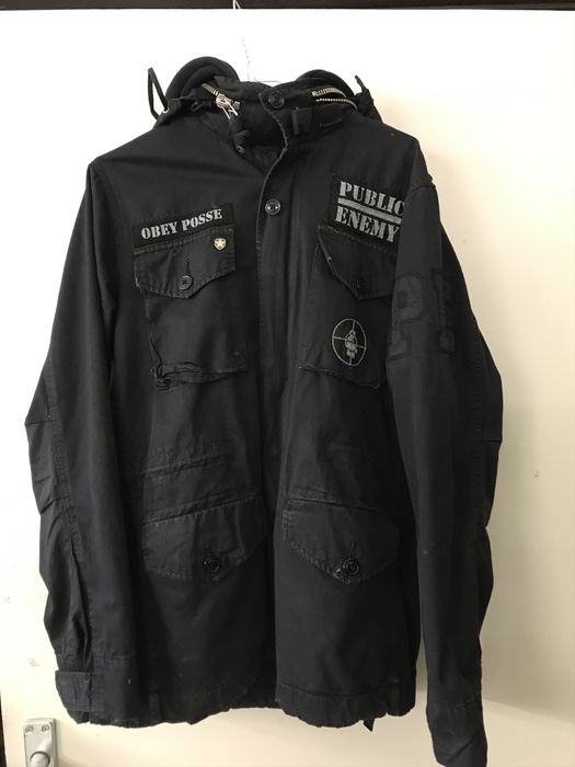 Supreme public shop enemy starter jacket