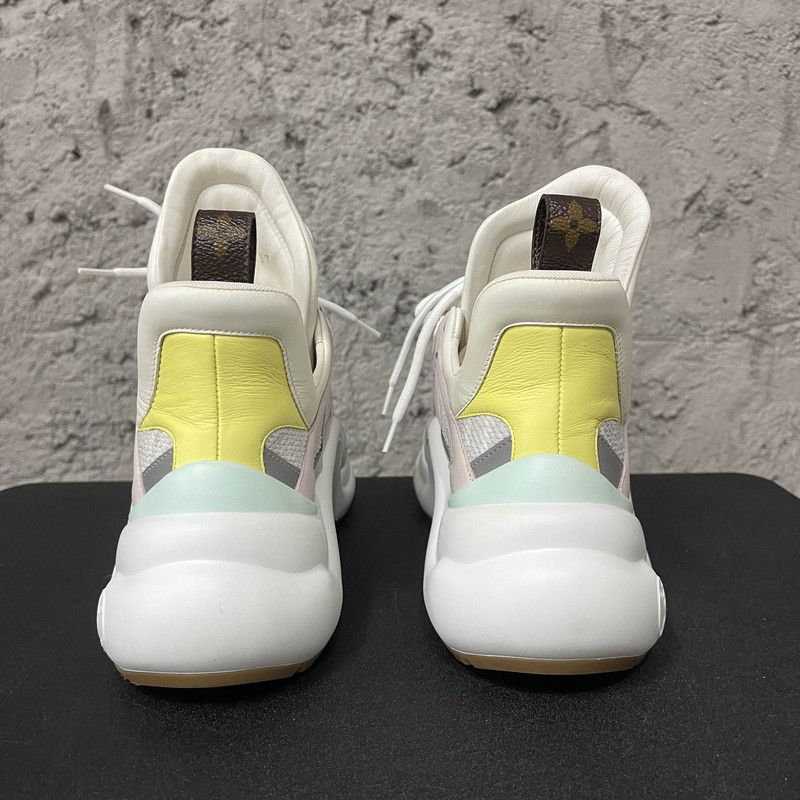Louis Vuitton Louis Vuitton Archlight Sneakers in Pink and White 0089 Size US 6.5 / EU 39-40 - 3 Thumbnail