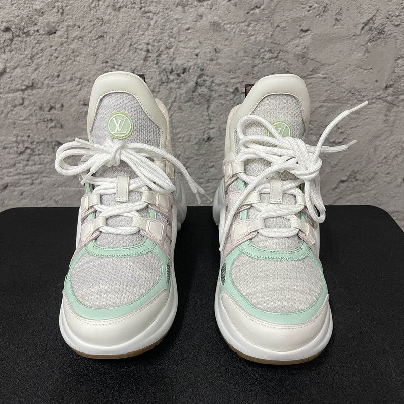 Louis Vuitton Louis Vuitton Archlight Sneakers in Pink and White 0089 Size US 6.5 / EU 39-40 - 2 Thumbnail