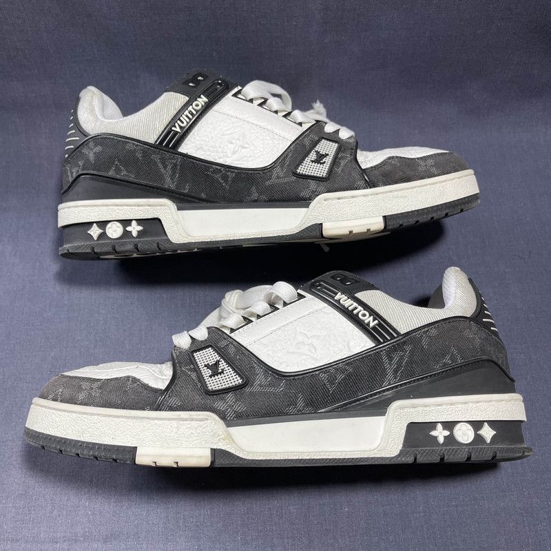 Louis Vuitton Louis Vuitton Trainer Panda Pattern Low-Top Sneakers 0089 Size US 8 / EU 41 - 6 Thumbnail