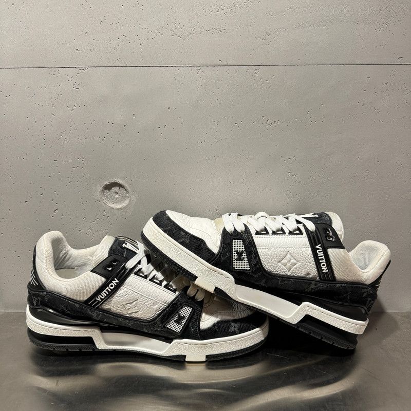 Louis Vuitton Louis Vuitton Panda Print Low-Top Fashion Sneakers 0089 Size US 8.5 / EU 41-42 - 2 Thumbnail