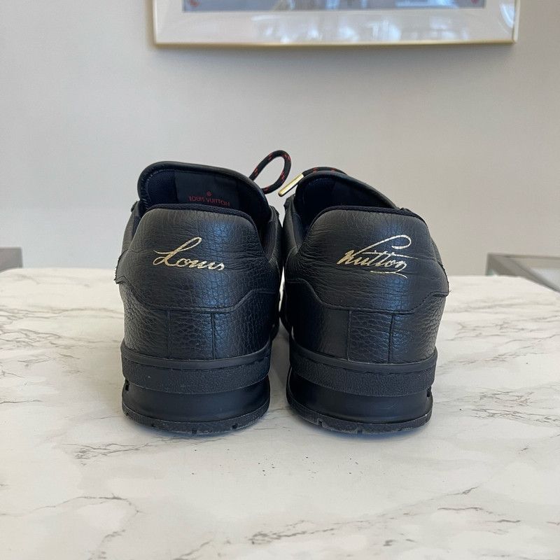 Louis Vuitton Louis Vuitton Stylish Black and Gold Trainers 0089 Size US 7.5 / EU 40-41 - 5 Thumbnail