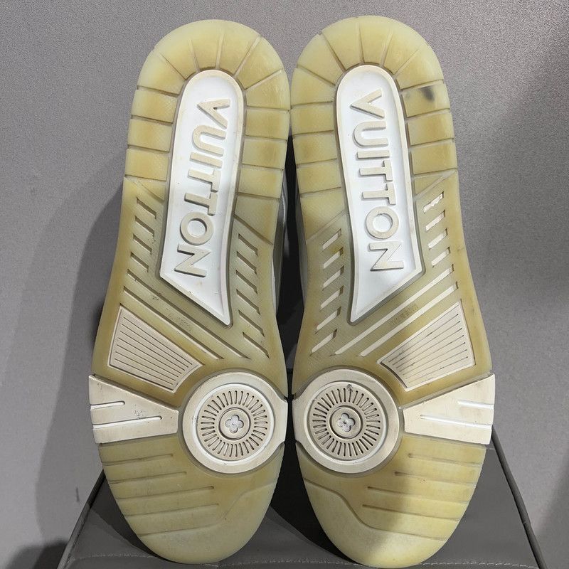 Louis Vuitton Louis Vuitton White Cement Low-Top Sneakers 0089 Size US 11 / EU 44 - 4 Thumbnail