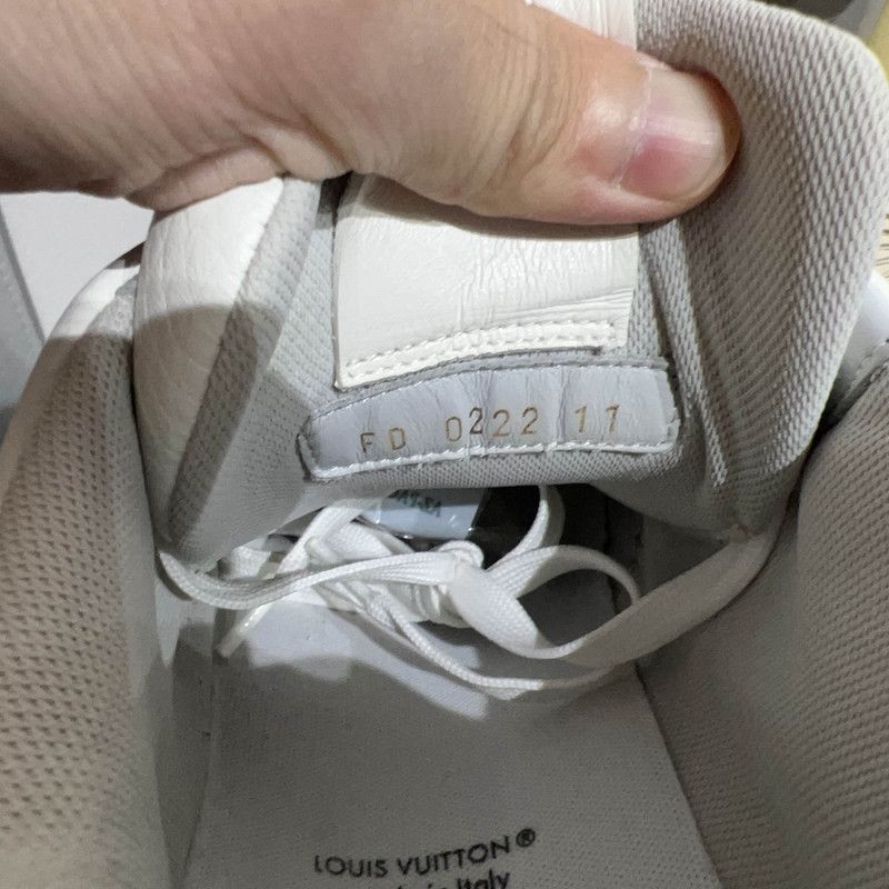 Louis Vuitton Louis Vuitton White Cement Low-Top Sneakers 0089 Size US 11 / EU 44 - 5 Thumbnail