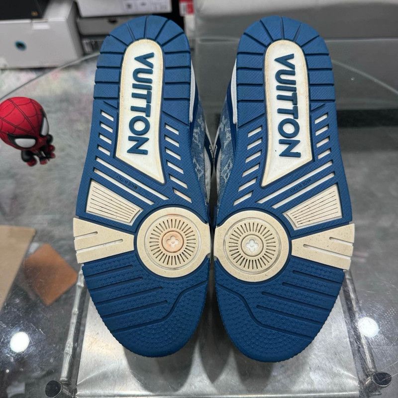 Louis Vuitton Louis Vuitton Denim Low-Top Fashion Sneakers 0089 Size US 8.5 / EU 41-42 - 4 Thumbnail