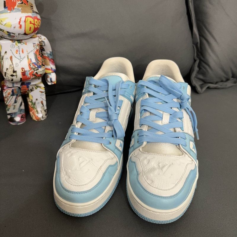 Louis Vuitton Louis Vuitton Stylish Low-Top Leather Sneakers 0089 Size US 8.5 / EU 41-42 - 2 Thumbnail