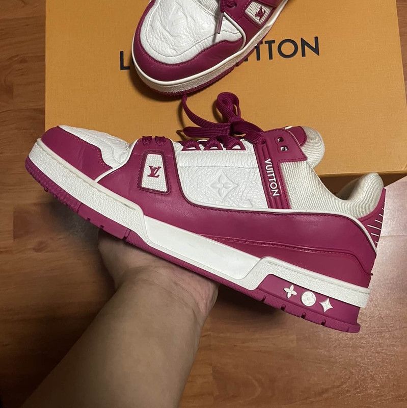 Louis Vuitton Louis Vuitton Trainer Leather Low Top Sneakers 0089 Size US 9.5 / EU 42-43 - 9 Thumbnail