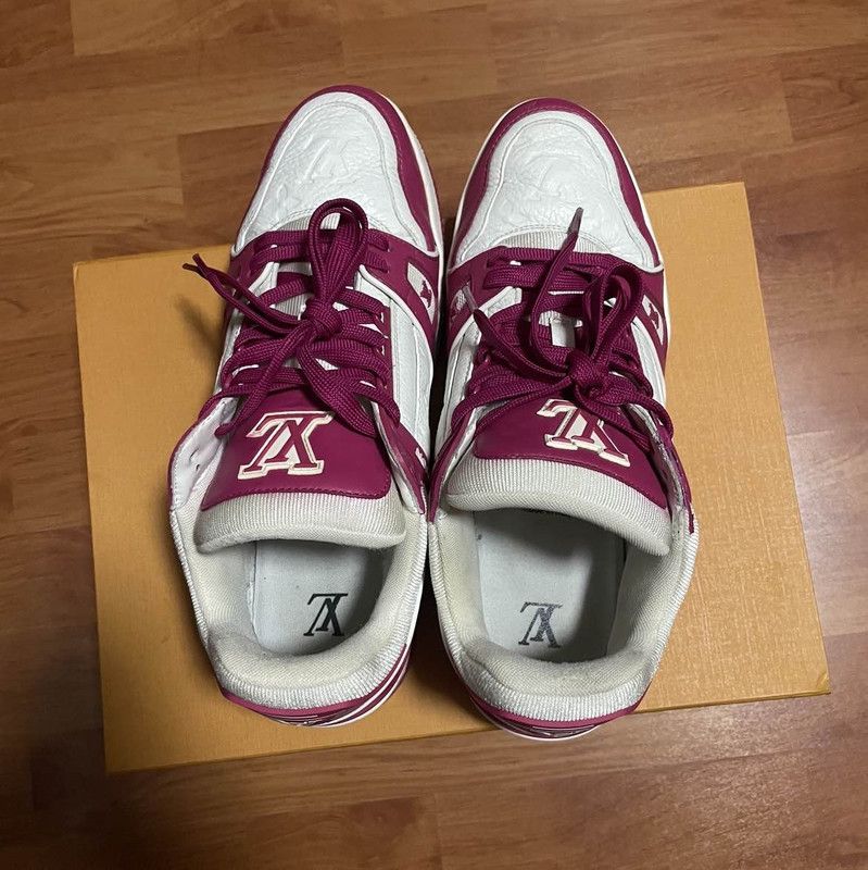 Louis Vuitton Louis Vuitton Trainer Leather Low Top Sneakers 0089 Size US 9.5 / EU 42-43 - 6 Thumbnail