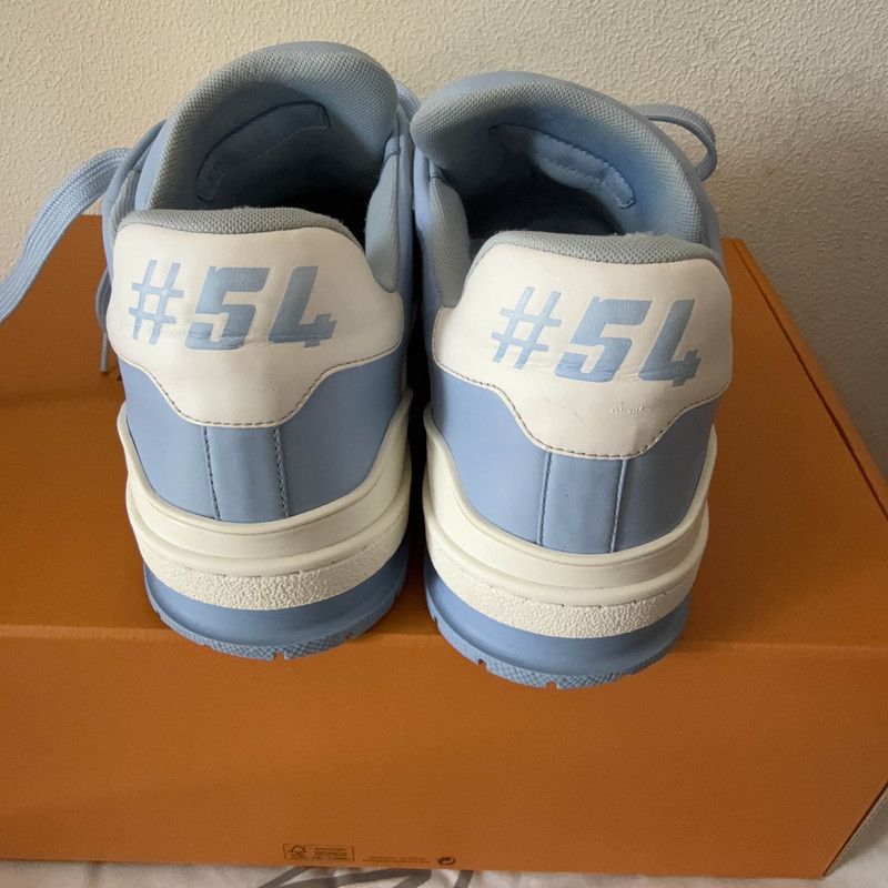Louis Vuitton Louis Vuitton Trainer Blue Fashion Sneakers for Men 0089 Size US 8 / EU 41 - 8 Thumbnail