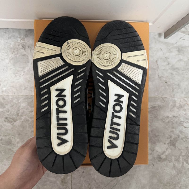 Louis Vuitton Louis Vuitton Panda Print Low-Top Fashion Sneakers 0089 Size US 12 / EU 45 - 4 Thumbnail