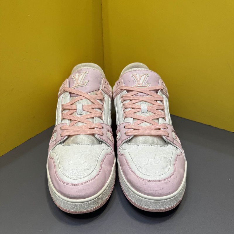 Louis Vuitton Louis Vuitton Trainer Leather Low-Top Sneakers 0089 Size US 11 / EU 44 - 2 Thumbnail