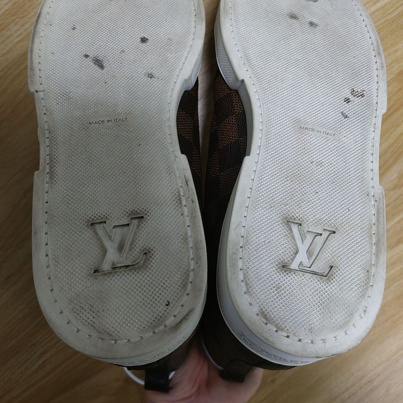 Louis Vuitton Louis Vuitton Tattoo Series Brown and Blue Sneaker 0089 Size US 8 / EU 41 - 6 Thumbnail