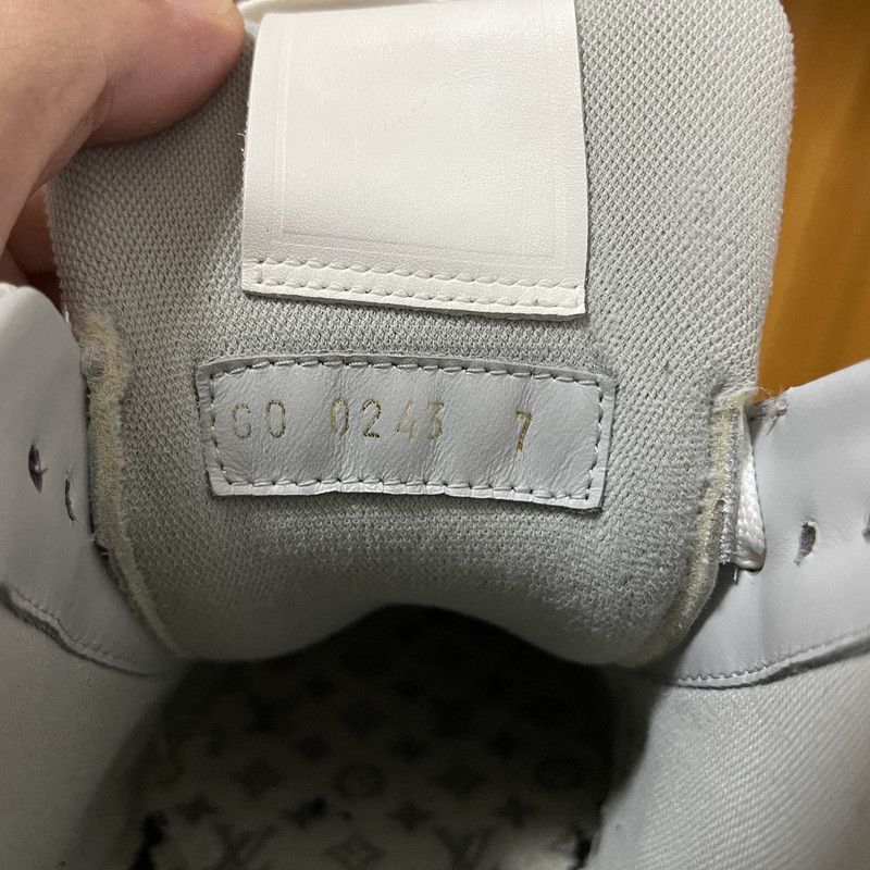 Louis Vuitton Louis Vuitton White Leather Trainer Sneakers for All 0089 Size US 8 / EU 41 - 5 Thumbnail