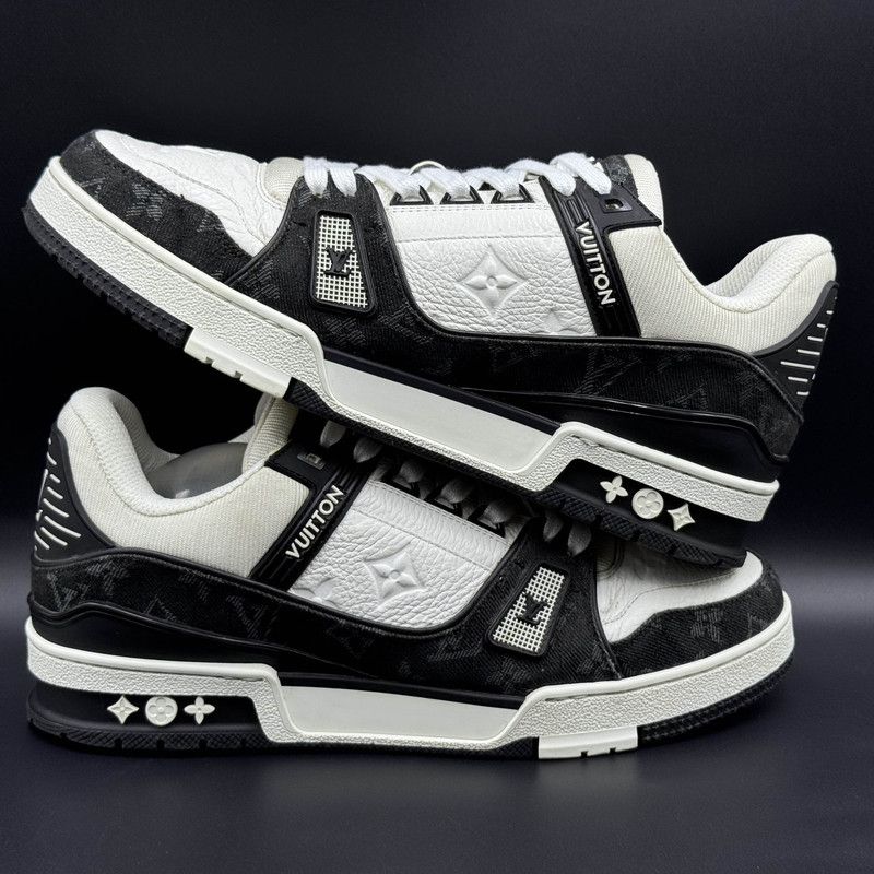 Louis Vuitton Louis Vuitton Panda Print Low-Top Sneakers 0089 Size US 8 / EU 41 - 7 Thumbnail