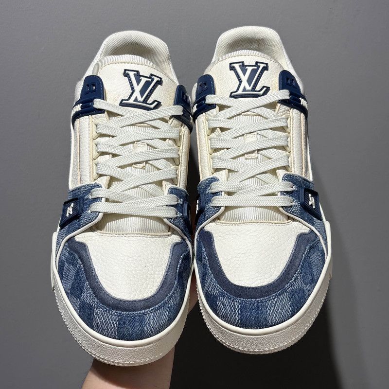 Louis Vuitton Louis Vuitton Trainer Low-Top Sneakers for Men and Women 0089 Size US 9.5 / EU 42-43 - 2 Thumbnail