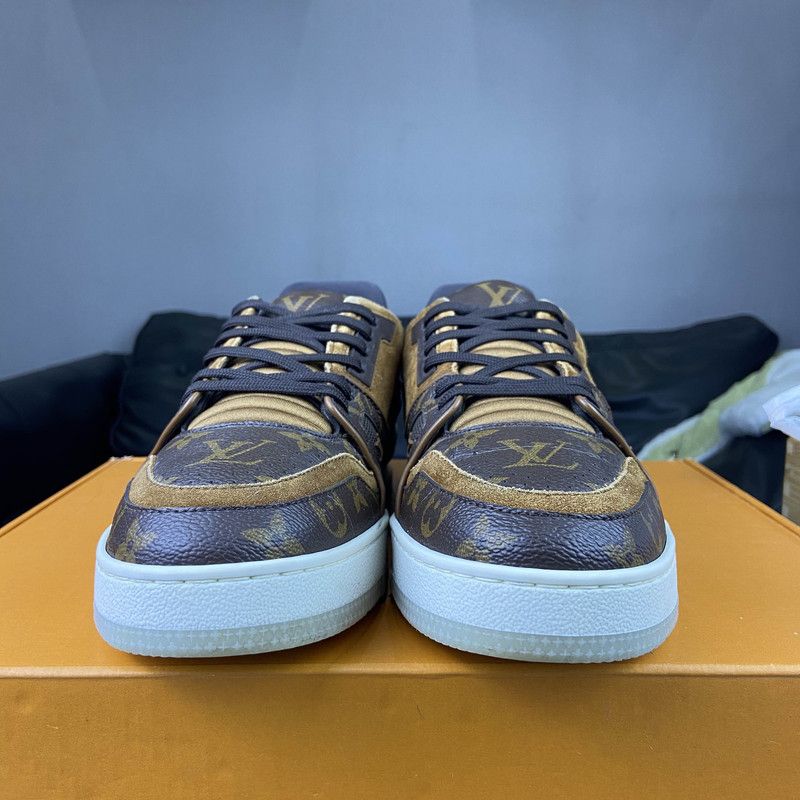 Louis Vuitton Louis Vuitton Brown Fashion Trainer Sneakers for Men 0089 Size US 8.5 / EU 41-42 - 2 Thumbnail
