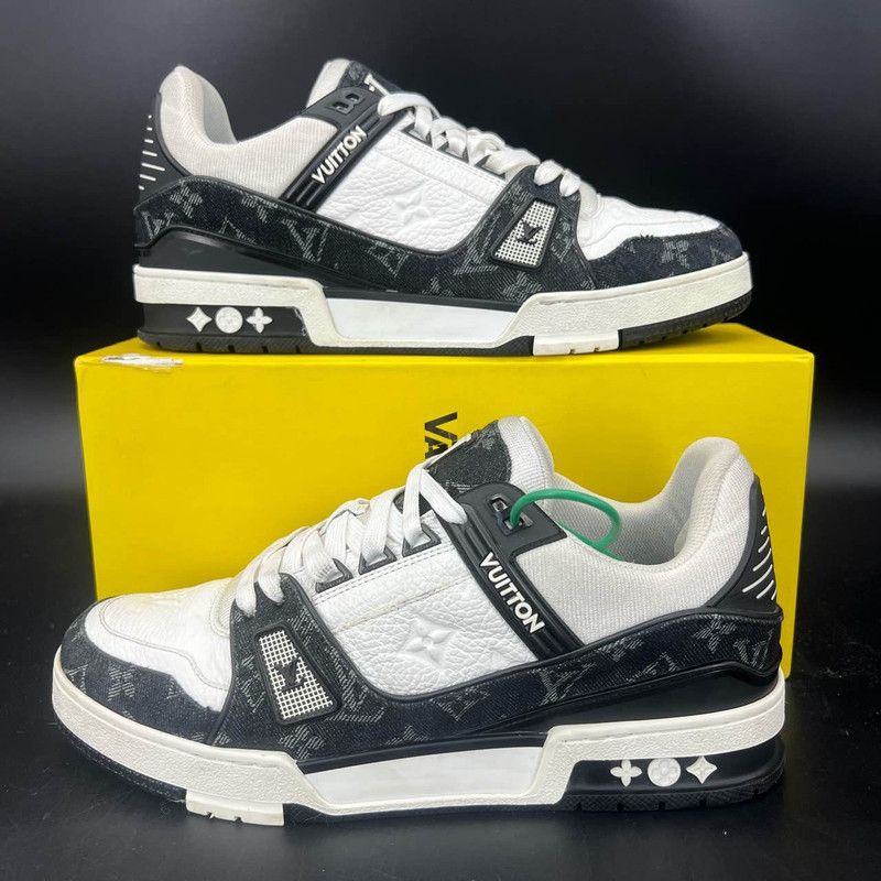 Louis Vuitton Louis Vuitton Panda Print Low-Top Sneakers 0089 Size US 8 / EU 41 - 7 Thumbnail