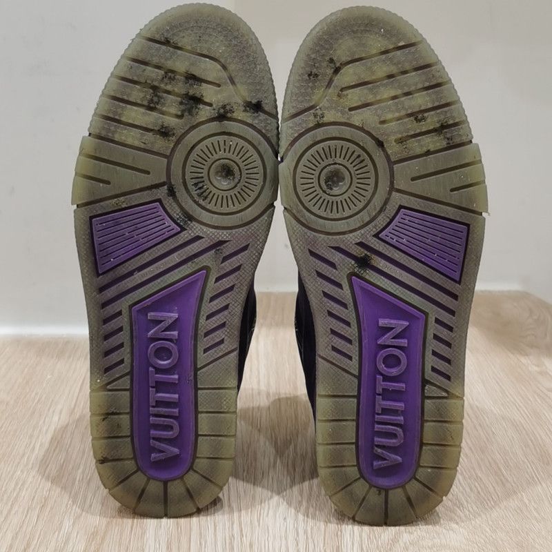 Louis Vuitton Louis Vuitton Purple Trainer Fashion Sneakers 0089 Size US 8 / EU 41 - 4 Thumbnail