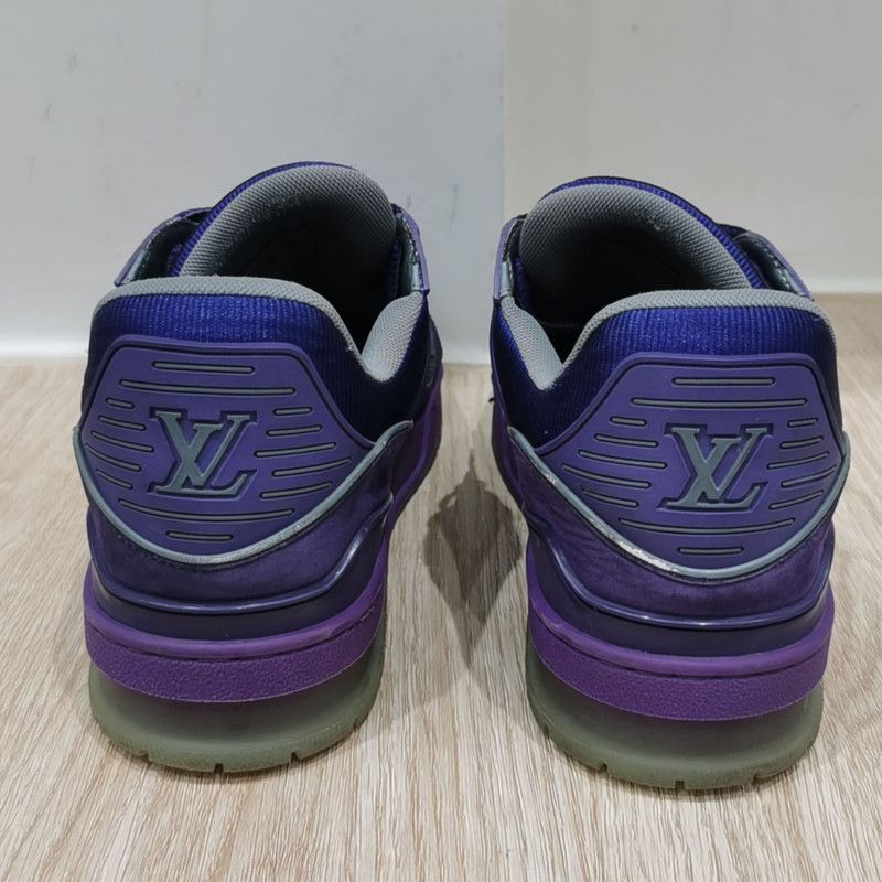 Louis Vuitton Louis Vuitton Purple Trainer Fashion Sneakers 0089 Size US 8 / EU 41 - 3 Thumbnail