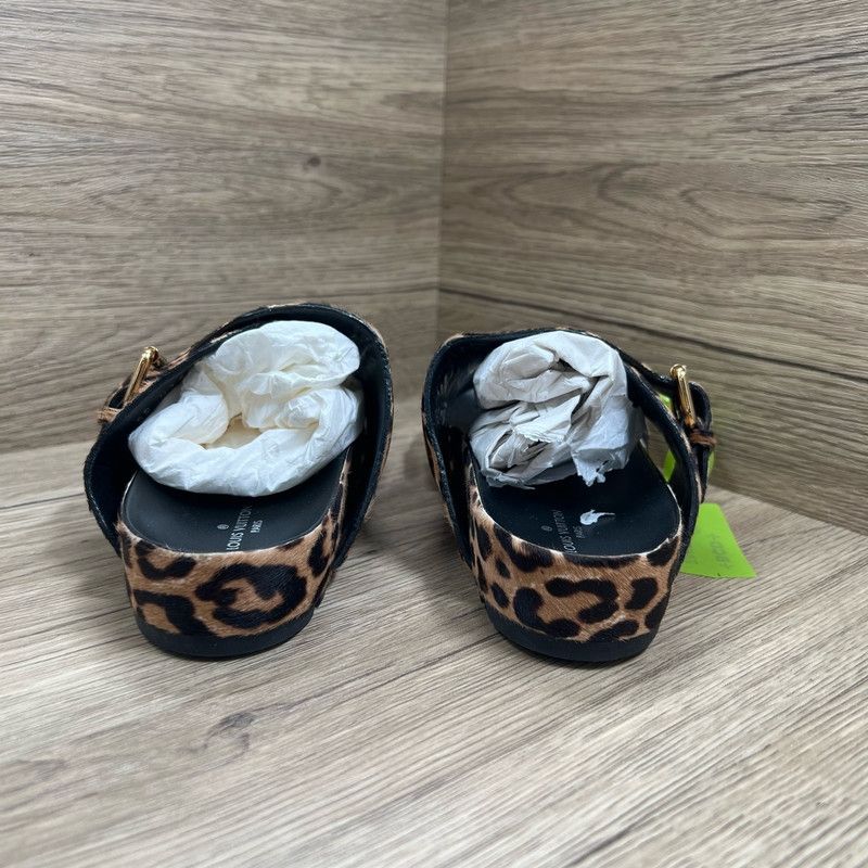 Louis Vuitton Louis Vuitton Bom Dia Leopard Print Slide Sandals 0079 Size US 6 / IT 36 - 5 Thumbnail